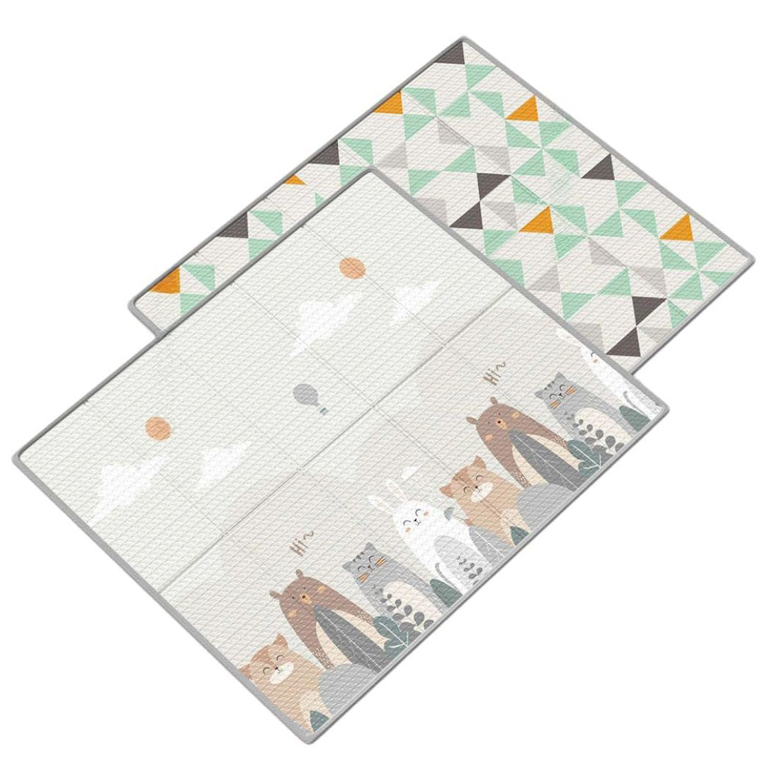 Baby Play Mat,Play Mat for Baby,59x71inch Baby Playmat for Floor,Foldable&Waterproof Foam Play Mat