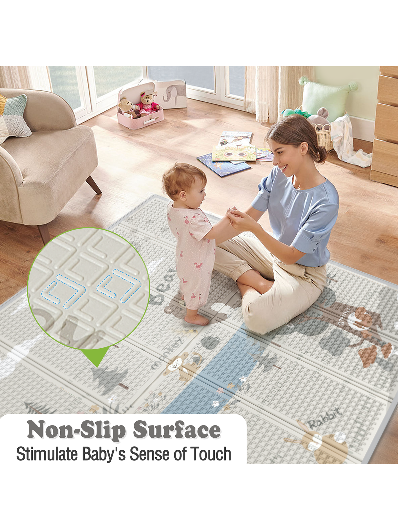 47x47inch Baby Playpen with Mat, Small Baby Play Pen) Baby Pen for Apartment, Black Play Yard for Baby, Baby Fence Play Area Playyard